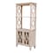 International Concepts Josephine Solid Wood Bookcase with 2 Doors  - Unfinished SH-19 - alternate 1